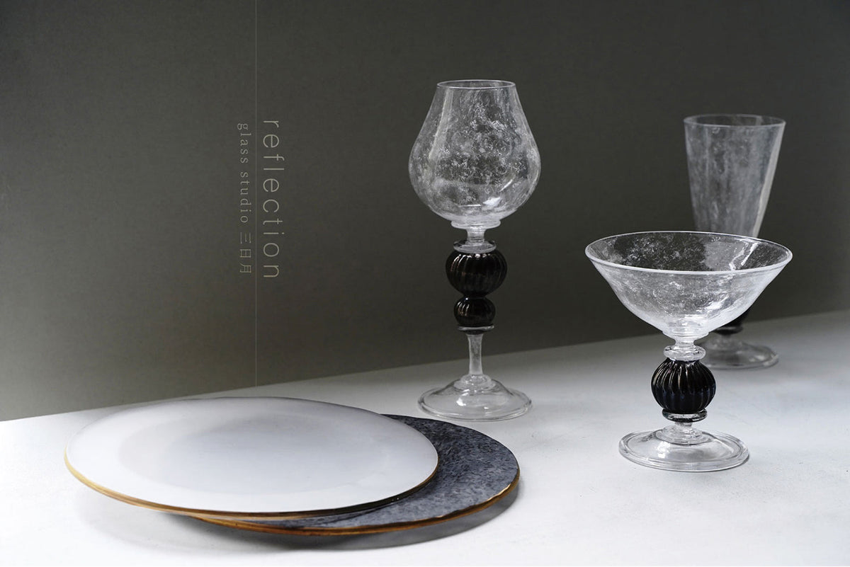 "reflection" glass studio 三日月